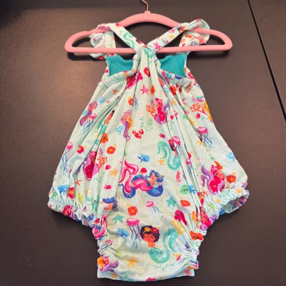 Posh Peanut - Kai - Mermaid Bubble Romper - Picture 3 of 3